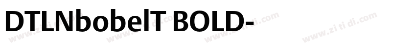 DTLNbobelT BOLD字体转换